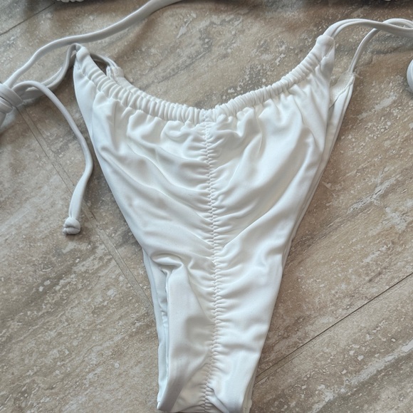 White Triangle Bikini Set - Picture 4 of 6